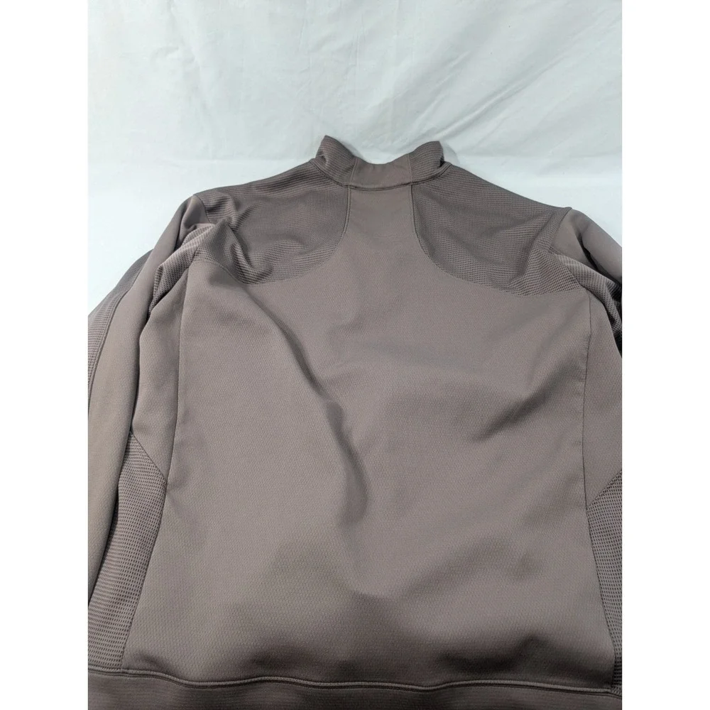 Mens Cutter & Buck Knit  Quarter Zip Sweater Graphite Size 3XT Tall‎ Drytec